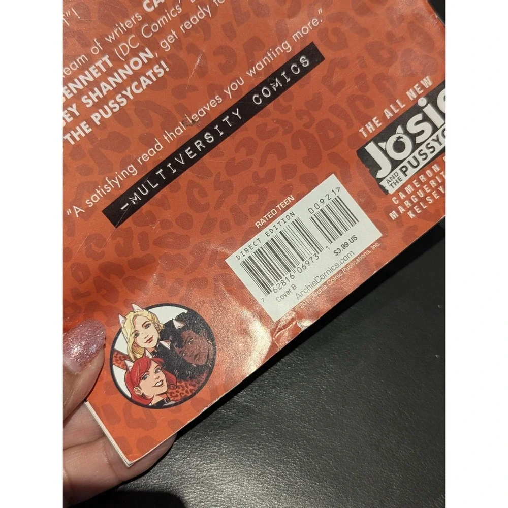 Archie Josie and the Pussycats Comic IDW Movie Prequel Collectible Issue #4